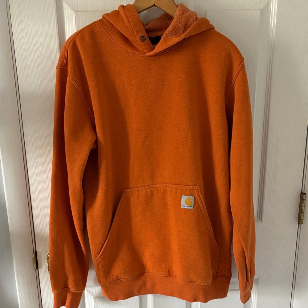 Carhartt Men's Orange Hoodie